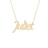 Gold Name Necklace - Juliet