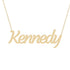 Gold Name Necklace - Kennedy