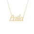 Gold Name Necklace - Laila