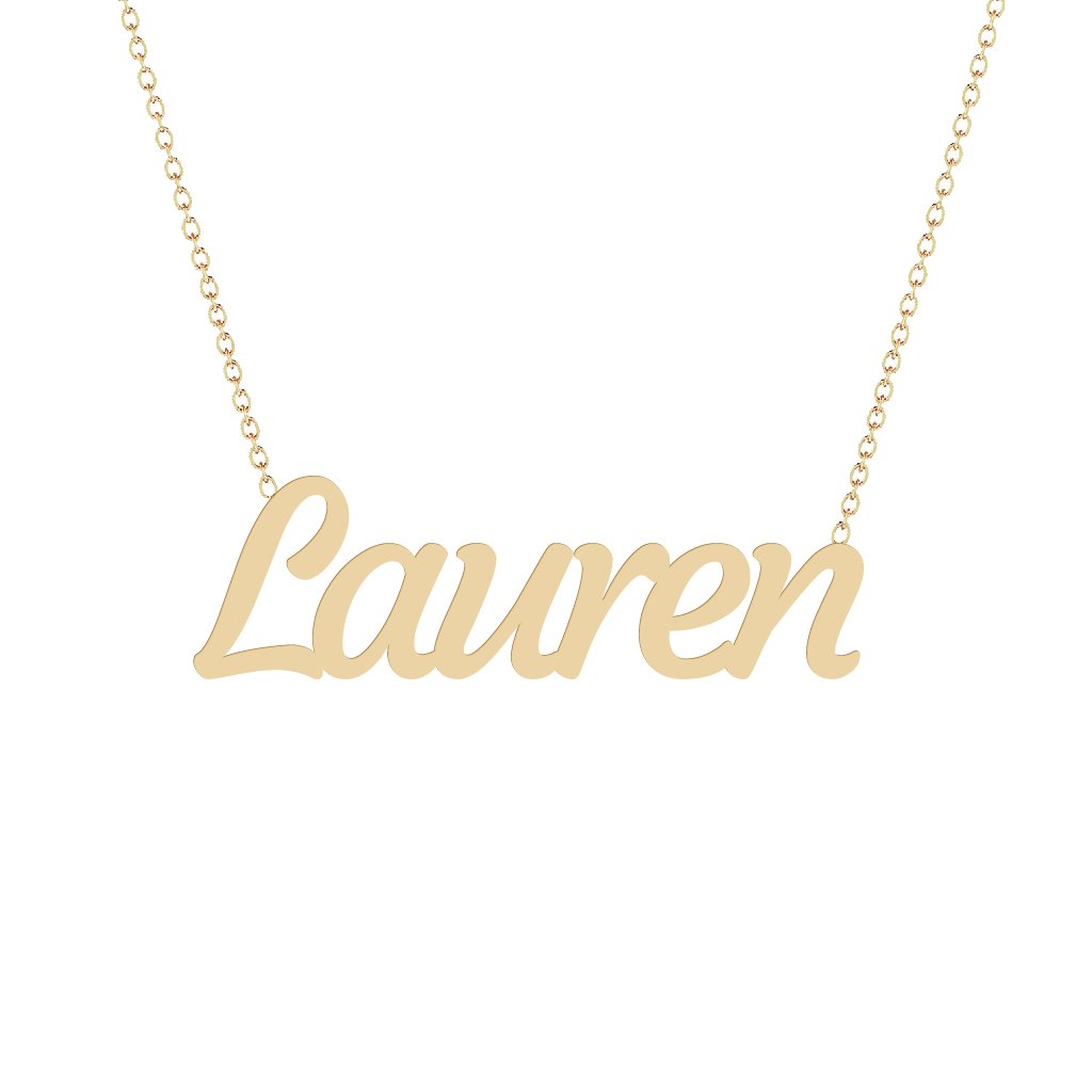 Gold Name Necklace - Lauren