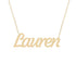 Gold Name Necklace - Lauren