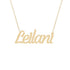 Gold Name Necklace - Leilani