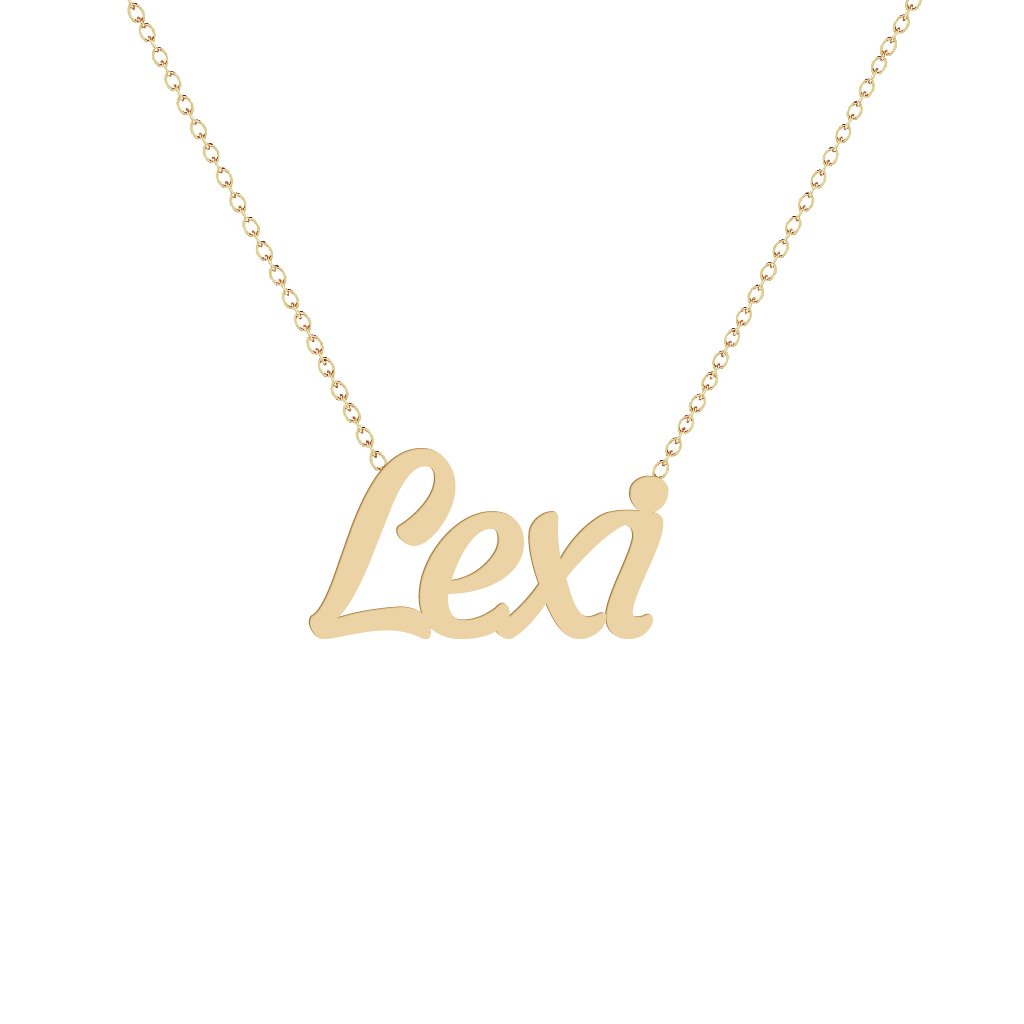 Gold Name Necklace - Lexi