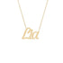 Gold Name Necklace - Lia