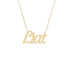 Gold Name Necklace - Liat