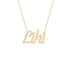 Gold Name Necklace - Lihi