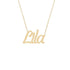 Gold Name Necklace - Lila