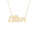 Gold Name Necklace - Lillian