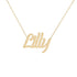 Gold Name Necklace - Lilly