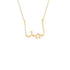 Gold Name Necklace - Lina - لينا