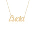 Gold Name Necklace - Lucia