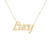 Gold Name Necklace - Lucy