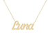 Gold Name Necklace - Luna