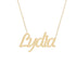 Gold Name Necklace - Lydia
