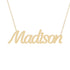 Gold Name Necklace - Madison