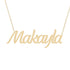 Gold Name Necklace - Makayla