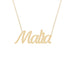 Gold Name Necklace - Malia