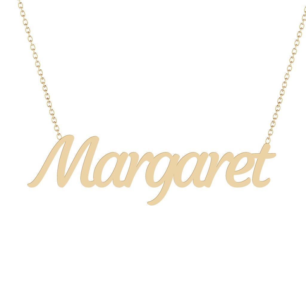 Gold Name Necklace - Margaret
