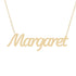 Gold Name Necklace - Margaret