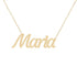 Gold Name Necklace - Maria