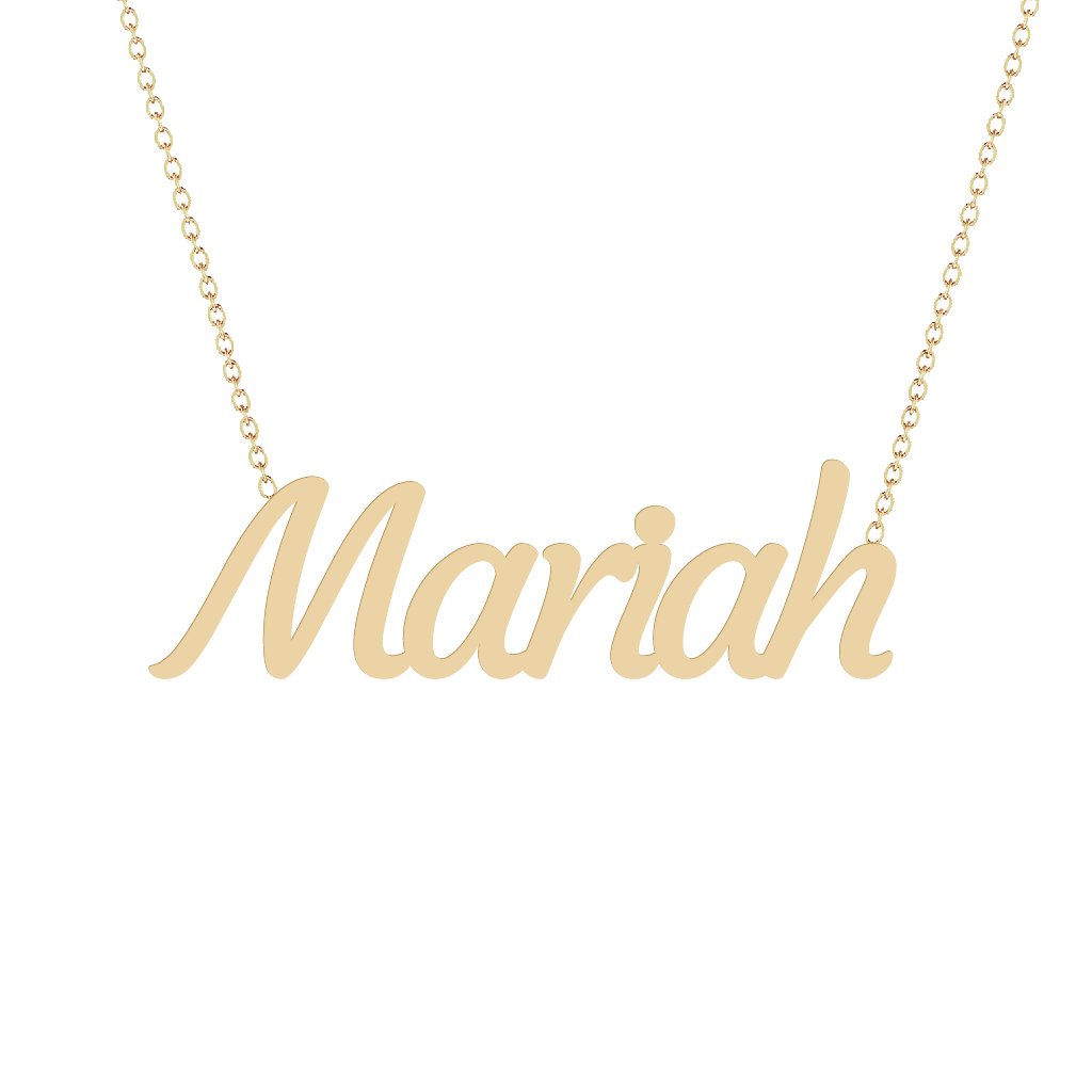 Gold Name Necklace - Mariah