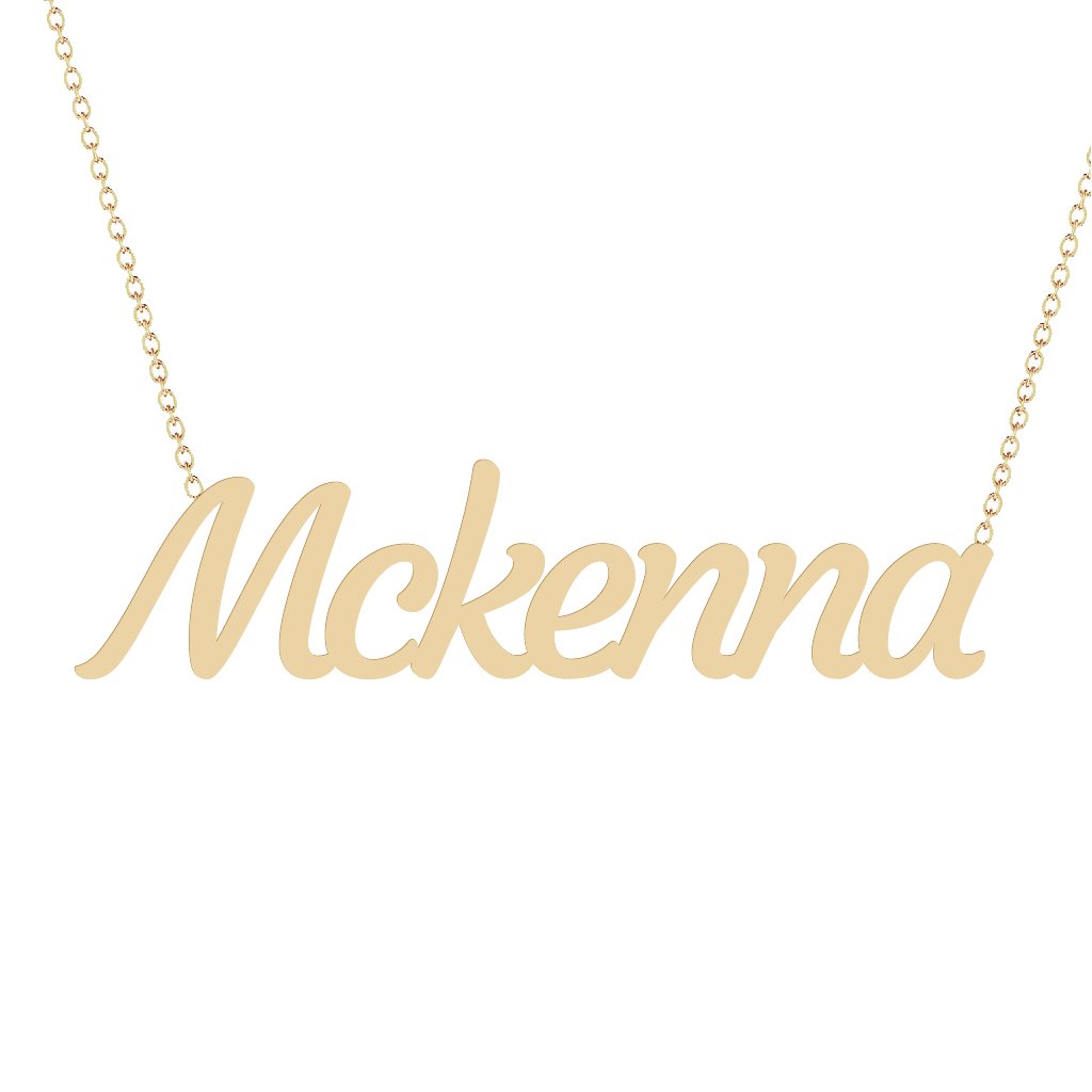 Gold Name Necklace - Mckenna