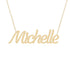 Gold Name Necklace - Michelle