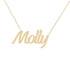 Gold Name Necklace - Molly