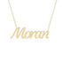 Gold Name Necklace - Moran