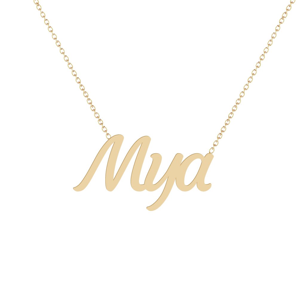 Gold Name Necklace - Mya