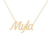 Gold Name Necklace - Myla