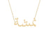 Gold Name Necklace - Namsha - نمشة