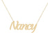 Gold Name Necklace - Nancy