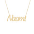 Gold Name Necklace - Naomi