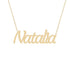 Gold Name Necklace - Natalia