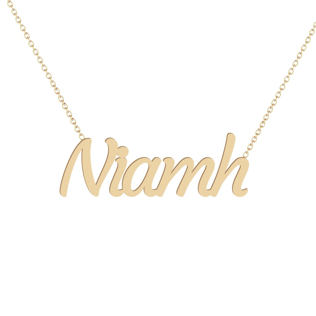 Gold Name Necklace - Niamh