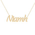 Gold Name Necklace - Niamh