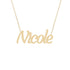 Gold Name Necklace - Nicole