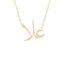 Gold Name Necklace - Ola - علا
