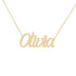 Gold Name Necklace - Olivia