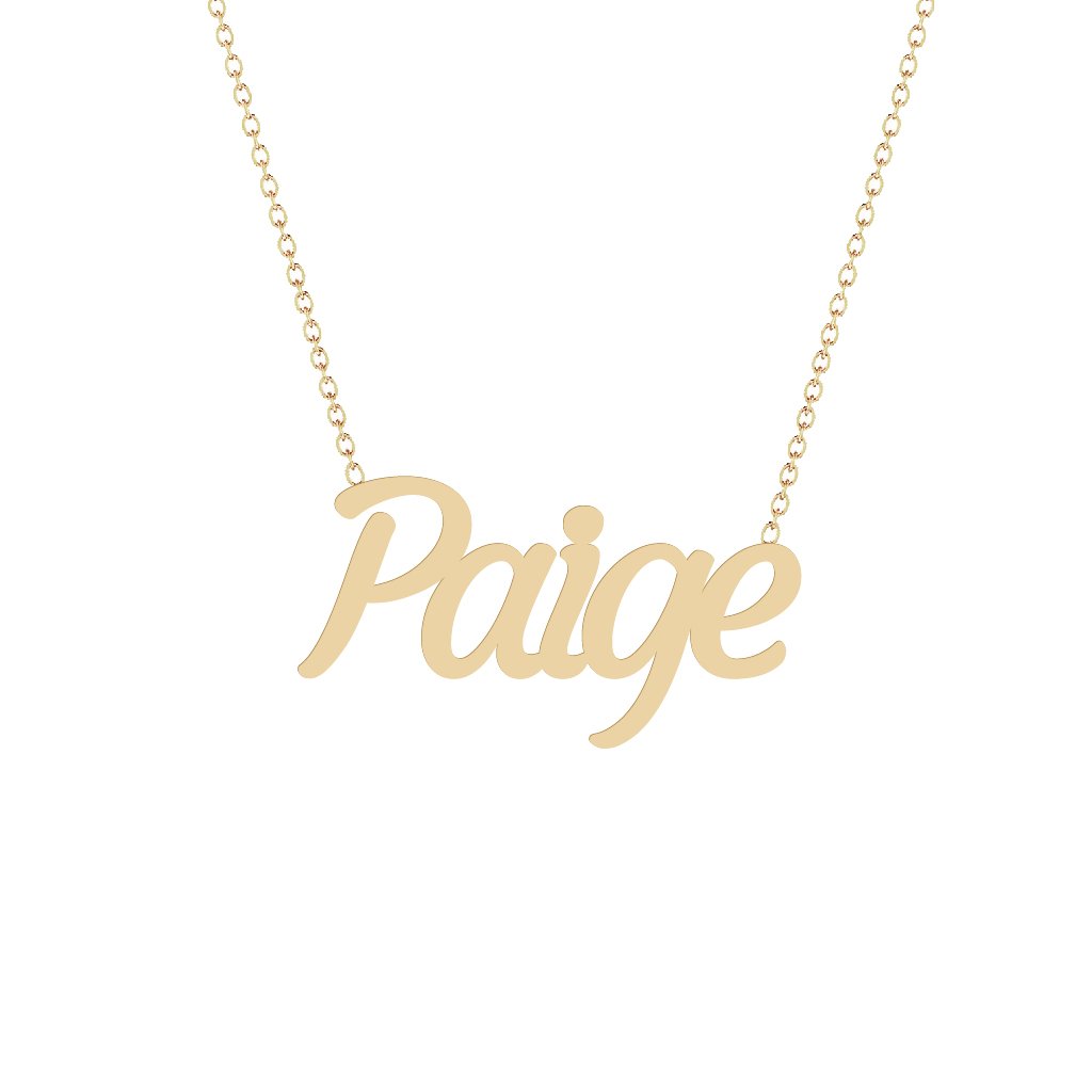 Gold Name Necklace - Paige