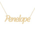 Gold Name Necklace - Penelope