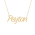 Gold Name Necklace - Peyton