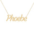 Gold Name Necklace - Phoebe