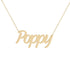 Gold Name Necklace - Poppy