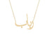 Gold Name Necklace - Rabab - رباب