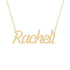 Gold Name Necklace - Racheli