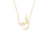18K Yellow Gold Name Necklace - Rania - رانيا