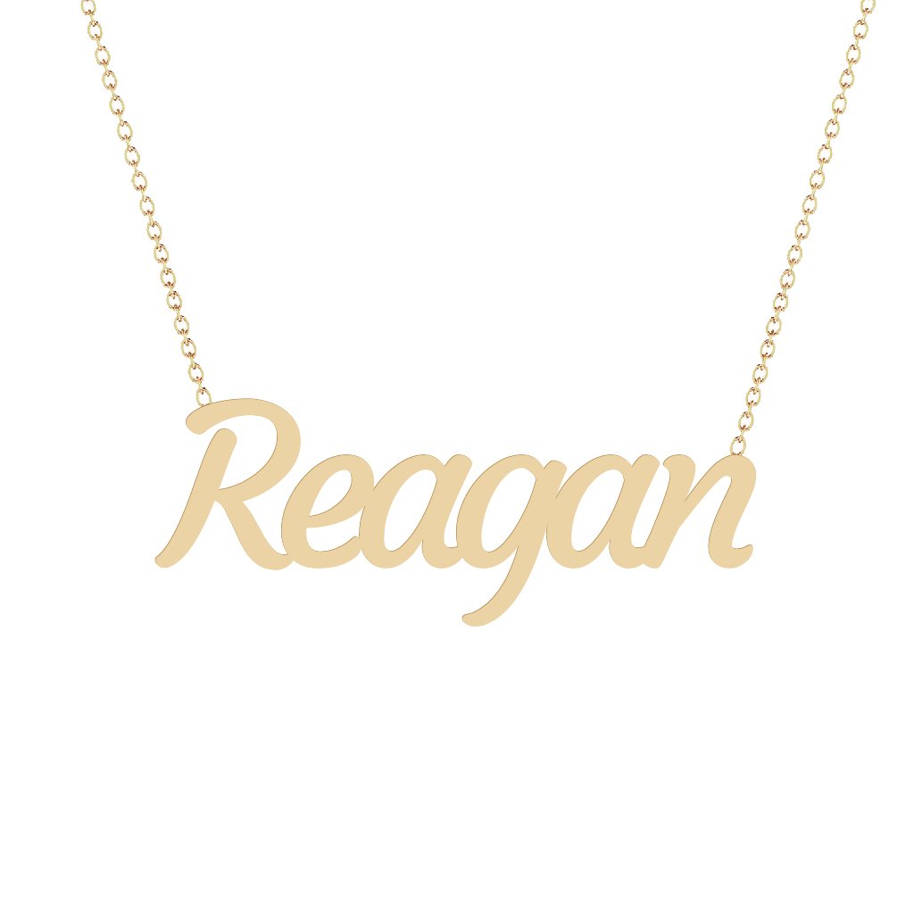 Gold Name Necklace - Reagan