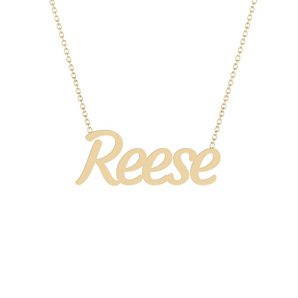 Gold Name Necklace - Reese
